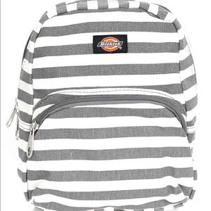Dickies Charcoal Stripe Mini Backpack